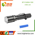 Factory Wholesale 1*18650 battery Powered High Lumen Super Bright Aluminum Army led Rechargeable Tactical Flashlight for Gun